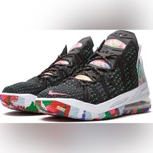 Nike Shoes Lebron 18 (GS) Multicolor James Gang CW2760-002 US 6.5Y